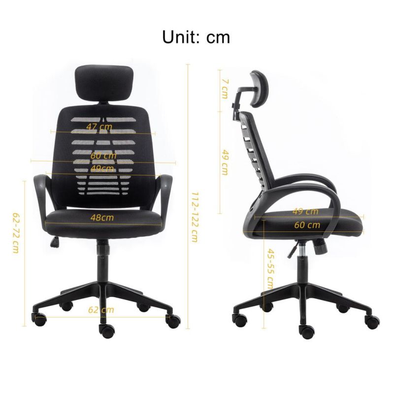 Factory Price Plastic Mesh Fabric Ergonomic Office Chairs Desk Chairs Waiting Rolling Conference Chairs for Meeting Room