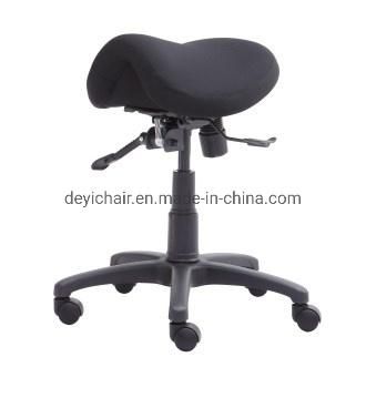 up and Down Two Lever Mechanism Fabric PU Upholstery Saddle Shape Computer Seat Angle Adjustment Office Chair