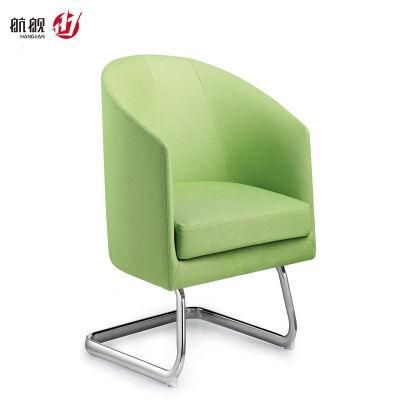 Fabric Waiting Chair Single Seating for Reception Lobby Hotel Lounge Chair