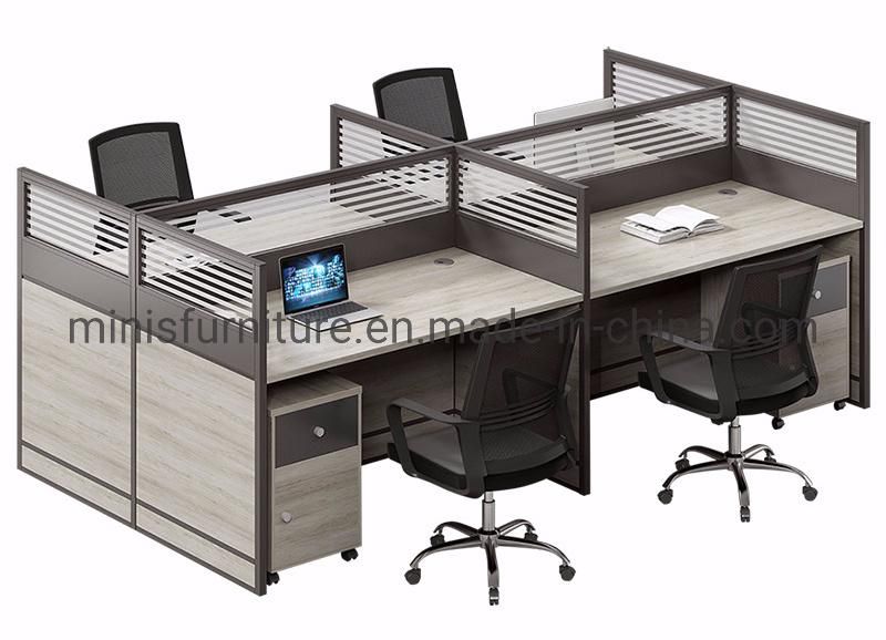 (M-WS206) Simple Office Desk Custom Made Staff Office Workstation