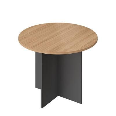 Classic Round Oval Shape Office Furniture Desk Small Chatting Board Room Conference Meeting Coffee Table