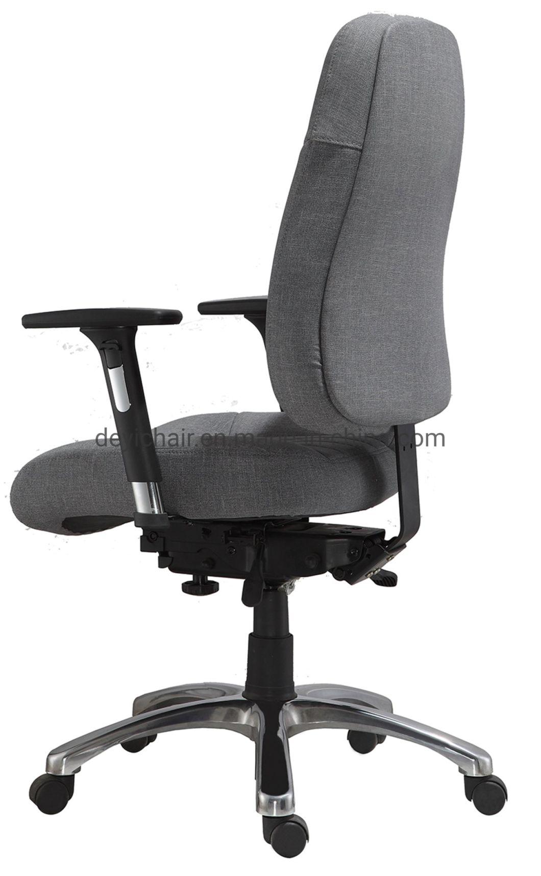 5 Lever Multifunctional Mechanism with Seat Slider Ratchet Back 350 Chrome Base with PU Castor with Adjustable PU Arms Big Office Chair