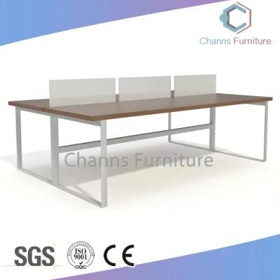 Project Design Factory Wooden 6 Seats Office Table Divider Linear Workstation (CAS-W602)