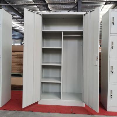 Furniture Steel Locker Two Swing Door Metal Cabinet