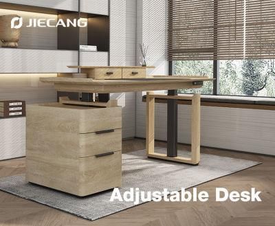 CE Certified Made in China Solid Wood Fuan-Series Lifting Table