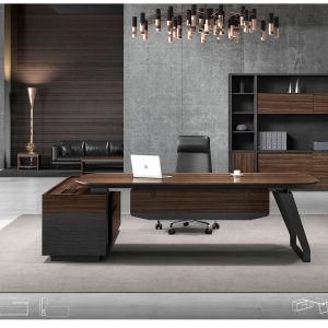 Modern Executive Desk Modular Office Furniture Hidden Furniture Office Desk with Side Table