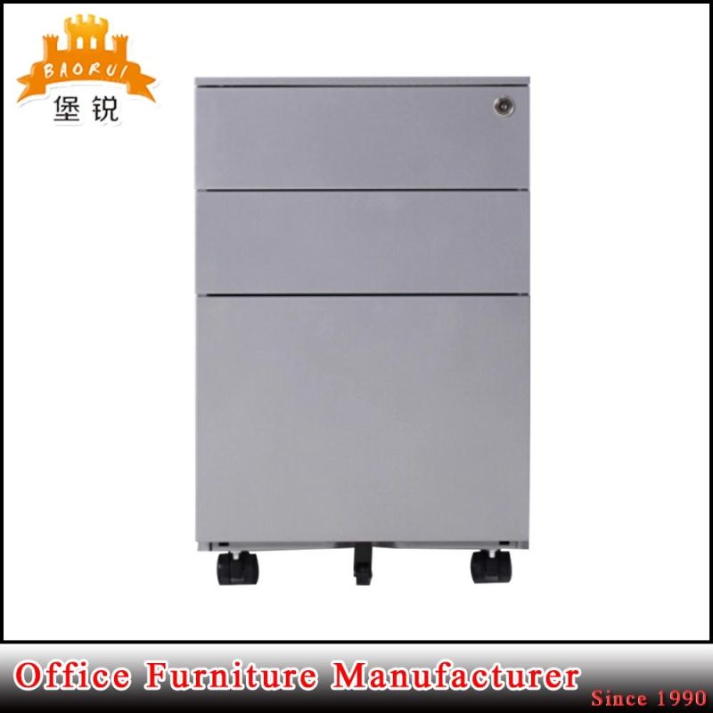 Factory Low Price 3 Drawer Steel Mobile Office Storage Filing Cabinet