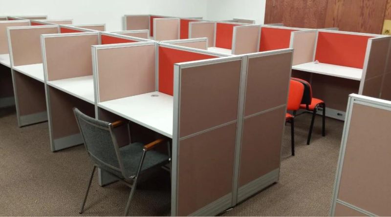 Standard Sizes 2 Person Open Space Modern Furniture Modular Office Workstation