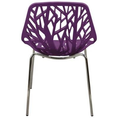 Wholesale Plastics Dining Chair PP Chair Stackable Hole Hole