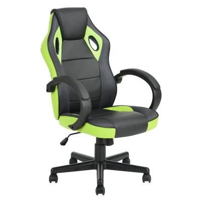 Padded Headrest Armrest Swivel Adjustable Office Leather Mesh Gaming Chair