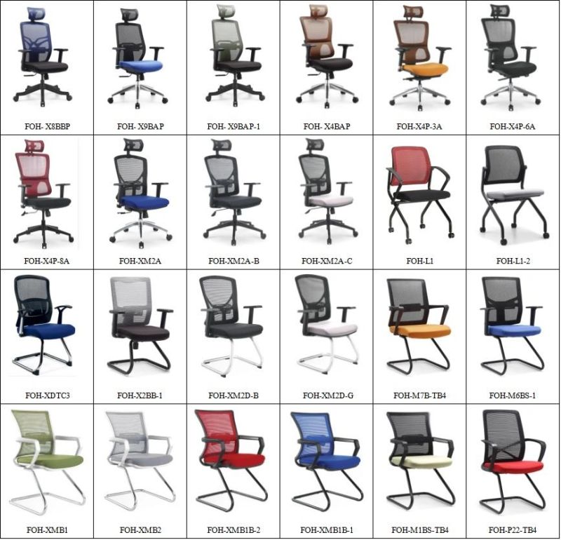 Morden Office Furniture Blue Mesh MID Back Task Chair (FOH-M6BS)