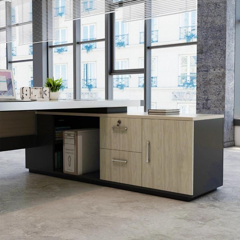 New Design of Customized School Office L Shape Executive PC Desk