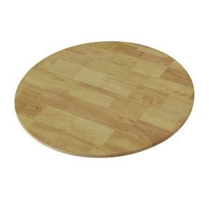 Modern Indoor Hotel Restuarant Dining Furniture Solid Rubber Wood Table Top