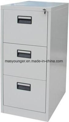 Metal Powder Coating Vertical 3 Drawer Filing Storage Cabinet