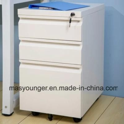 3 Drawer Storage Filing Cabinet with File Divider