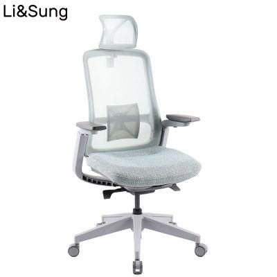 High Back Grey Frame Director Conference Desk Ergonomic Mesh Chair