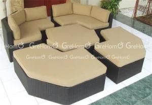 Rattan Sofa Outdoor Semi Circle Furniture From China
