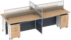 2018 New Design 4 Person Commercial Office Desk Design for Workstations