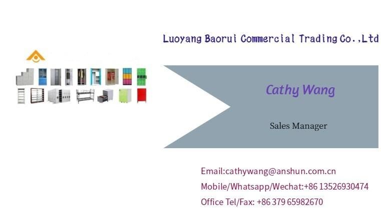 Movable Steel Tambour Roller Shutter Door File Cabinets for Office