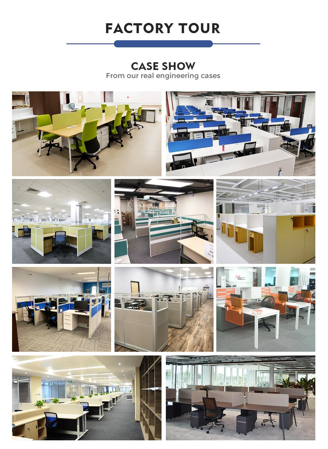 T10 High-End Partition Cubicle Workstation Design Fabric Table High Quality Office Partition