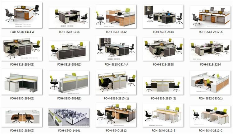 High Quality Designer Office Computer Table Workstation for 1/2/4 Person