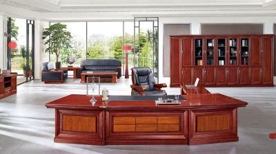 Hot Sale High End Arc Cherry Wood Executive Desk (FOH-A66283)