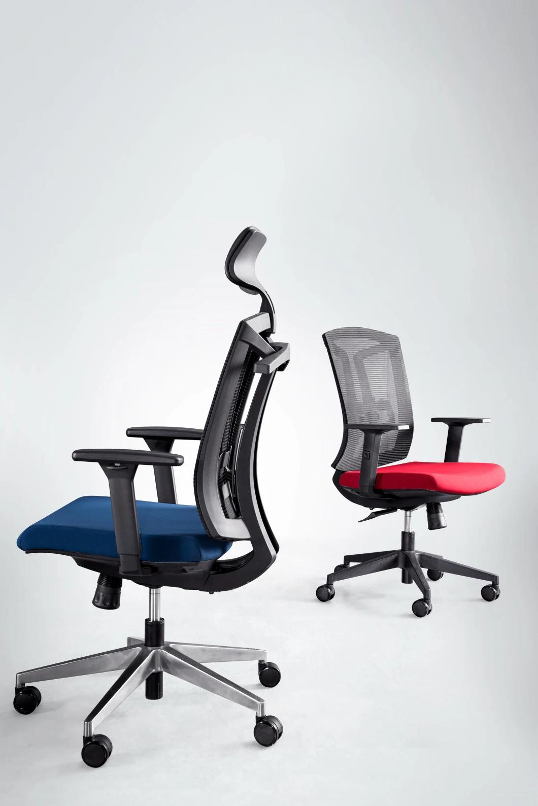 High Quality PA+Fiber Glass with Armrest Revolving Chair Office Chairs Laptop Mesh