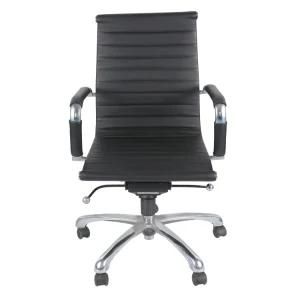 Modern Office Furniture for Meeting with Chrome Frame and Armrest