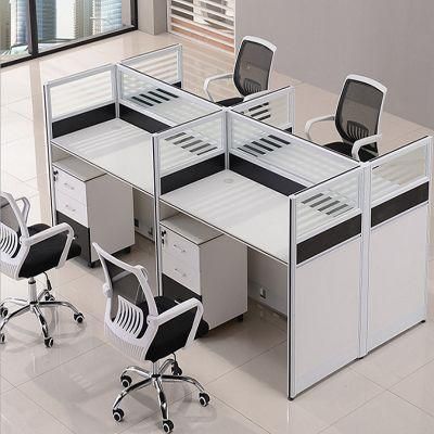 Office Used Furniture Modular Partition Cubicles 4-6 Person Work Workstations
