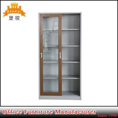 Metal Office Storage Glass Door Steel File Storage Cupboard